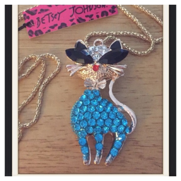 😎Lovely Blue Cat Pendant - Picture 2 of 4
